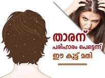 താരന്‍ ഇനി അടുക്കില്ല; ഈ ആയുര്‍വേദ കൂട്ട് മതി