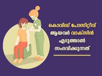 കൊവിഡ് രോഗബാധിതനായ വ്യക്തി വാക്‌സിനെടുത്താല്‍