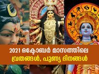 2021 ഒക്ടോബര്‍ മാസത്തിലെ വ്രതങ്ങള്‍, പുണ്യ ദിനങ്ങള്‍