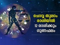 ചൊവ്വ തുലാം രാശിയില്‍; 12 രാശിക്കും ഗുണഫലങ്ങള്‍