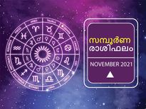  നവംബര്‍ 2021:  വര്‍ഷാവസാനം 12 രാശിക്കാരുടേയും സമ്പൂര്‍ണഫലം അറിയാം