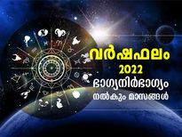 12 രാശിക്കും 2022ല്‍ ഭാഗ്യവും നിര്‍ഭാഗ്യവും വരുന്നത് ഈ മാസങ്ങളില്‍