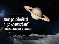 ജനുവരിയില്‍ 4 ഗ്രഹങ്ങളുടെ സ്ഥാനമാറ്റം; ജീവിതത്തിലെ പ്രഭാവം ഇപ്രകാരം