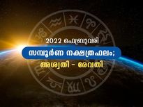  ഫെബ്രുവരി 2022: 27 നാളിന്റേയും സമ്പൂര്‍ണ നക്ഷത്രഫലം