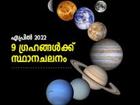 Planet Transit in April 2022 : ഏപ്രിലില്‍ 9 ഗ്രഹങ്ങള്‍ക്ക് സ്ഥാനചലനം; ഇന്ത്യയിലും ലോകത്തിലും മാറ്റങ്ങളുടെ കാലം