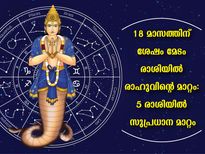 18 മാസത്തിന് ശേഷം രാഹുവിന്റെ രാശിമാറ്റം: സമ്പത്തും ഐശ്വര്യവും ഈ 5 രാശിക്ക് സ്വന്തം