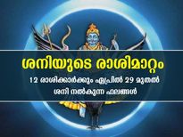 Shani Gochar 2022: ശനി കുംഭം രാശിയിലേക്ക് 29 മുതല്‍: 12 രാശിയുടേയും ഫലങ്ങളറിയാം