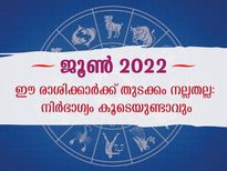 ജൂണ്‍ മാസത്തില്‍ നിര്‍ഭാഗ്യം ഈ രാശിക്കാരെ വിട്ടൊഴിയില്ല
