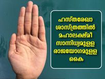 ഹസ്തരേഖശാസ്ത്ര പ്രകാരം ഈ രേഖ കൈയ്യിലെങ്കില്‍ രാജയോഗം
