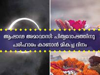 ഗ്രഹദോഷം, ശനിദോഷം, കാളസര്‍പ്പദോഷം, പിതൃദോഷം മാറ്റും ആഷാഢ അമാവാസി