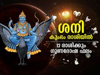 ജൂണ്‍ 5 മുതല്‍ കുംഭം രാശിയില്‍ ശനി വക്രഗതിയില്‍; 12 രാശിക്കും ഗുണഫലം