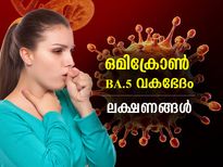 ഒമിക്രോണ്‍ BA.5 വകഭേദം; ഏറ്റവും മോശമായ ലക്ഷണങ്ങള്‍ ഇതാണ്