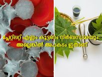 രക്തത്തിലെ പ്ലേറ്റ്‌ലറ്റ് കൗണ്ട് നിങ്ങളില്‍ കുറവാണോ: ഈ ലക്ഷണങ്ങള്‍ ശ്രദ്ധിക്കണം