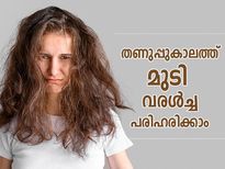 തണുപ്പടിച്ചാല്‍ മുടി കൂടുതല്‍ വരളും; മുടി സംരക്ഷിക്കാന്‍ വഴിയിത്