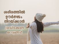 ക്ഷീണമകറ്റാം, ഊര്‍ജ്ജം നേടം; ശരീരം ഊര്‍ജ്ജസ്വലമായി വയ്ക്കാന്‍ ഈ ശീലങ്ങള്‍ വളര്‍ത്തൂ