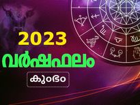 Aquarius Horoscope 2023: കുംഭം രാശിക്ക് 2023-ല്‍ ശനി സ്വാധീനം:സമ്പൂര്‍ണഫലം