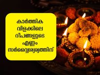 കാര്‍ത്തിക വിളക്ക് തെളിയിക്കുമ്പോള്‍ ദു:ഖദുരിതങ്ങളകറ്റി ഐശ്വര്യത്തിന് 108 ദീപം