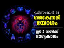 ഡിസംബര്‍ 31 മുതല്‍ ഗജകേസരി രാജയോഗം; പുതുവര്‍ഷത്തില്‍ ഈ 3 രാശിക്ക് ജീവിതം മാറും