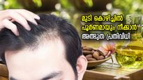 മുടി കൊഴിച്ചില്‍ നിയന്ത്രിക്കാന്‍ ഒരു മാന്ത്രിക എണ്ണ; ആഴ്ചയില്‍ രണ്ടുതവണ ഉപയോഗിച്ചാല്‍ ഫലം
