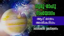 ഗുരുചണ്ഡാലയോഗം: വരുന്ന 6 മാസം അകാരണഭയവും പരാജഭീതിയും 3 രാശിക്ക് ഫലം