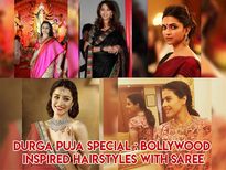 దుర్గాపూజ స్పెషల్: చీరలోకి అద్భుతంగా కనిపించే బాలీవుడ్ హెయిర్ స్టైల్స్