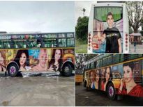 బస్సులపైకి పోర్న్‌స్టార్లు ఎక్కారు, కేరళ వెళ్లాలనుకుంటే మీరు ఆ బస్ ఎక్కొచ్చు