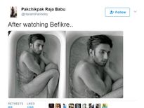 देखिए, कैसे टि्वटर पर रणवीर सिंह की न्‍यूड फोटो को लेकर हंगामा हो रहा है
