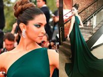 #Cannes: रेड कार्पेट पर चला दीपिका का जादू, वन शोल्‍डर में किसी ग्रीक गॉडेस से कम नहीं लग रहीं थी 