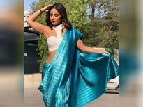 साड़ी पहनने के लिए हिना खान से सीखें टिप्स, ग्लैमरस लुक के साथ गजब की अदाएं