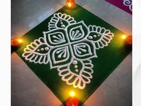 Diwali Rangoli Design 2022: दिवाली पर घर के बाहर और अंदर बनाए ये सुंदर और आसान रंगोली डिजाइन