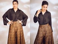 HBD Raveena Tondon: ब्लैक आउटफिट में देखें रवीना टंडन की दिलकश अदाएं