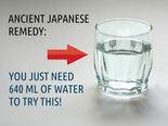 Japanese Water Therapy: Believe It Or Not, You Just Need Water To Try This Remedy!