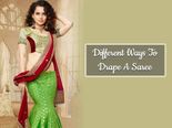 5 Different Ways To Drape A Saree 