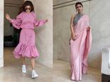 Naagin Actress Mouni Roy Kills Our Monday Blues With Her Gorgeous Pink Outfits 