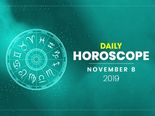 Daily Horoscope: 08 November 2019