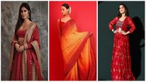 Karva Chauth 2022: Alia Bhatt To Katrina Kaif, Red Ethnic Outfit Ideas From Bollywood Divas