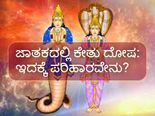 ಜಾತಕದಲ್ಲಿ ಕೇತುವಿನ ಅಶುಭ ಫಲವಿದ್ದರೆ ಪರಿಹಾರವೇನು?
