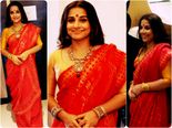நகைக்கடை திறப்பிற்கு அழகாக புடவையில் வந்த வித்யா பாலன்!