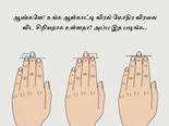 ஆண்களே! உங்க ஆள்காட்டி விரல் மோதிர விரலை விட சிறியதாக உள்ளதா? அப்ப இத படிங்க...