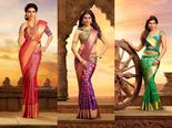 பல்வேறு டிசைனர் மற்றும் பாரம்பரிய புடவைகளில் நடிகை சமந்தாவின் 'தெறி' லுக்ஸ்!