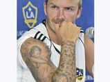 David Beckham Sports A New Tattoo