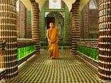 Buddhist Temple Built Of Recycled Beer Bottles