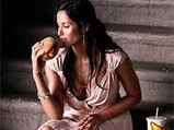 Padma Lakshmi Finds Carl's Jr Cheeseburger Lip Smacking
