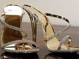 Walk With A Diamond and Gold Shoe..!