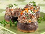 Easy To Make Stuffed Mushrooms With Crab!