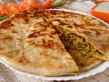 Capsicum Cheese Stuffed Parantha