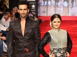 Rashmi & Nandish On The Ramp In Black