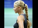 Anna Kournikova's Sporty Long Braid