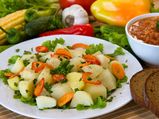 Yummy Potato Vegetable Salad Recipe
