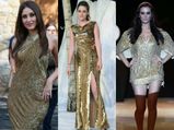 Party Time: Wear Golden Shimmer Gowns